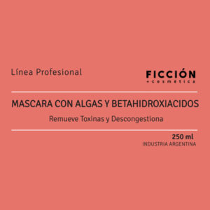 Máscara con algas